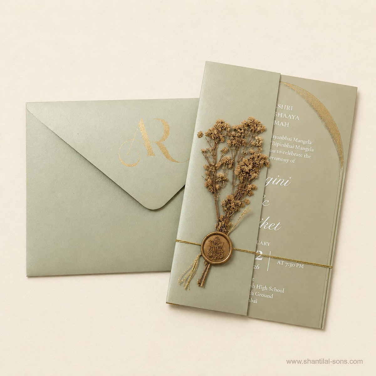 Minimal Wedding Invitation | SS - 8202