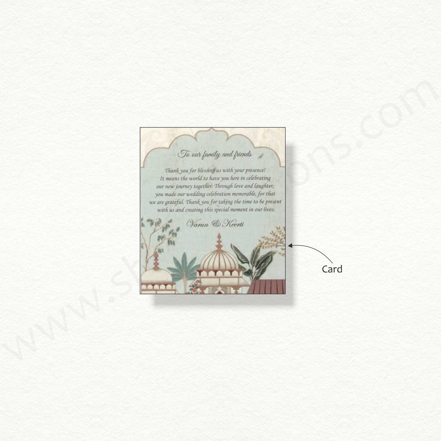 Beautiful Designer Thank You Card | R -4