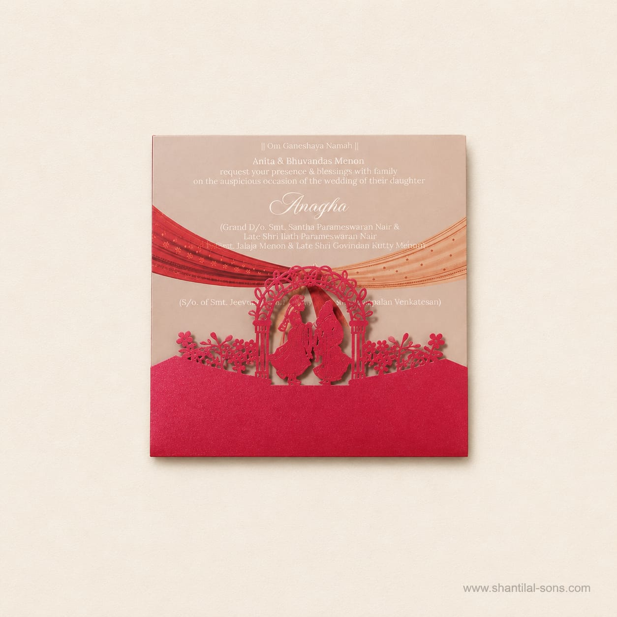 Elegant Wedding Invitation | SS - 2048