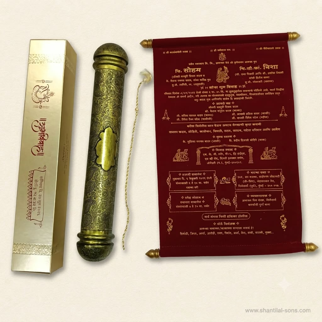 Elegant Scroll Invitation | SSR- 69