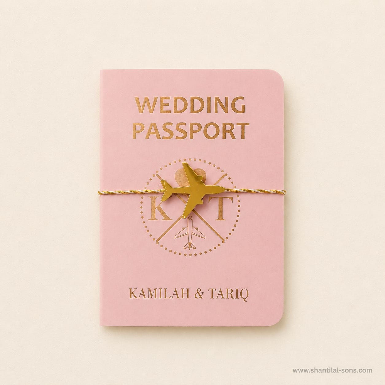 Travel Story Wedding Passport Invitation | SS-