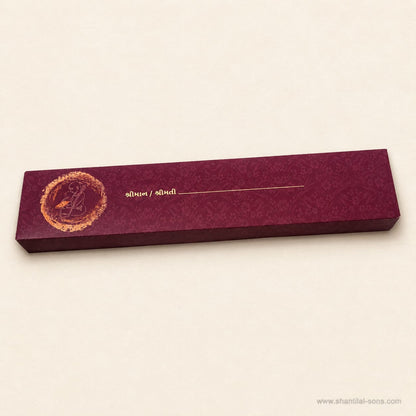 Traditional Gold Scroll Wedding Invitation |SSR-50