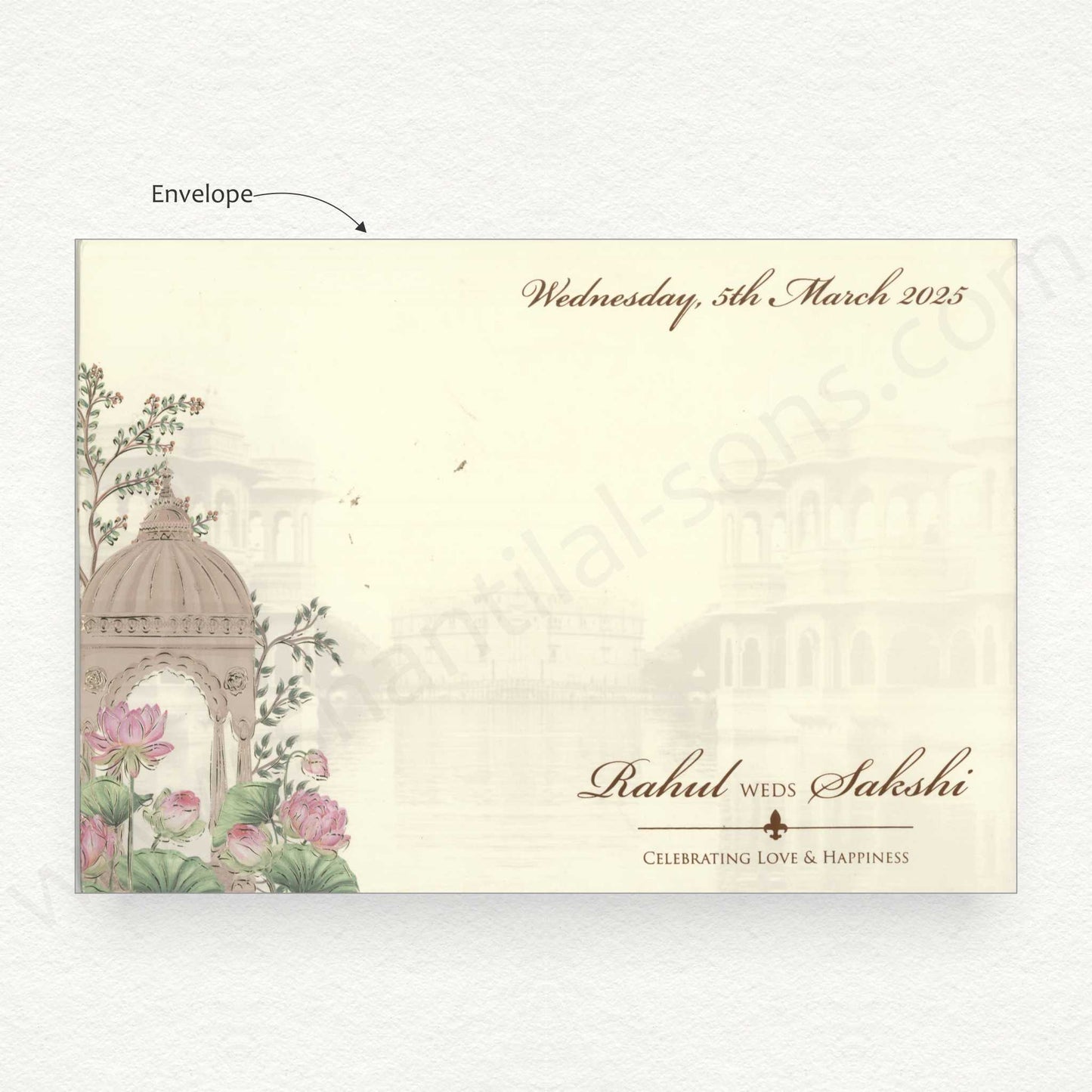 Designer Laser Cut Wedding Card | 3365