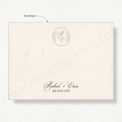 Elegant Classy Wedding Card | S - 8035