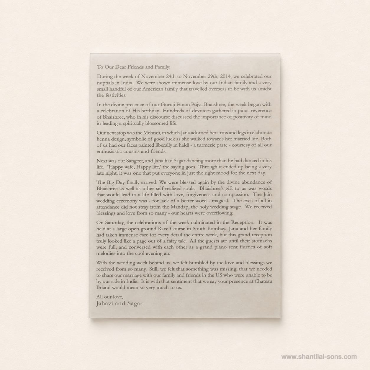 Minimal Wedding Invitation | SS - 2053