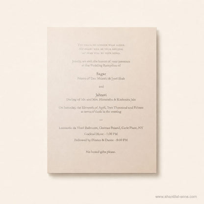 Minimal Wedding Invitation | SS - 2053
