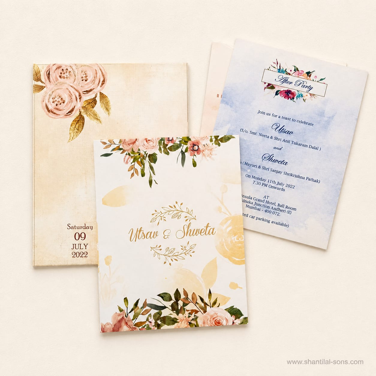 Floral Wedding Invitation | SS - 8065