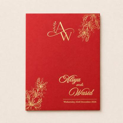 Floral Wedding Invitation | SS-2042