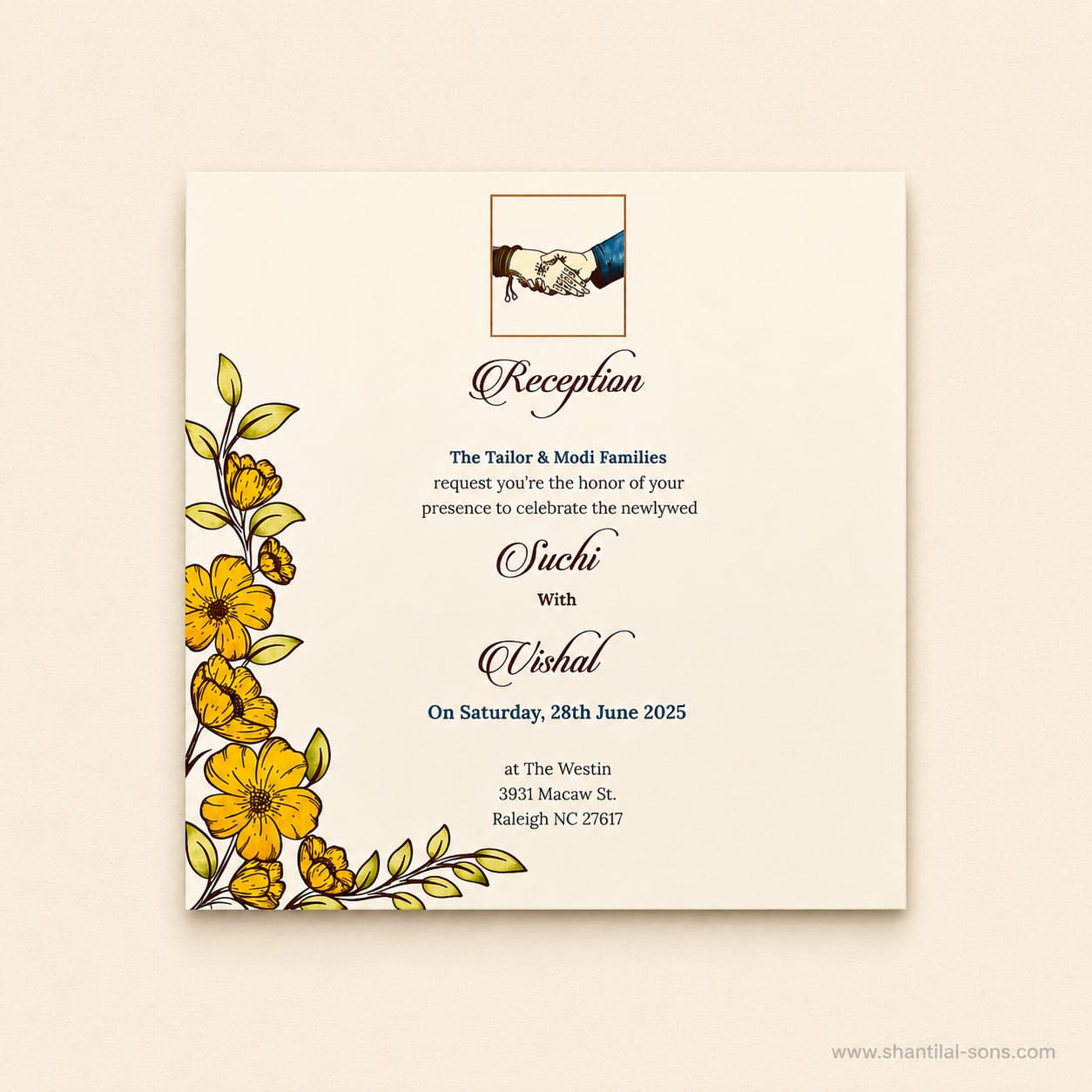 Traditional Wedding Invitation | SS - 2055