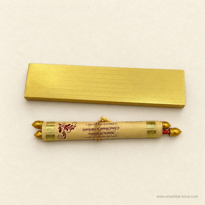 Elegant Scroll Invitation | SSR- 51