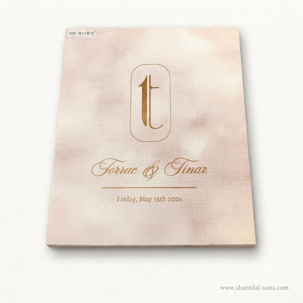 Minimal Wedding Invitation Folder | SS-80185
