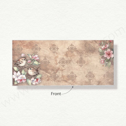 Elegant Floral Cash Envelope | G-58