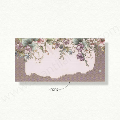 Elegant Floral Cash Envelope | G - 89
