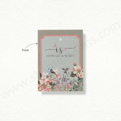 Designer Floral Gift Tag | T - 13