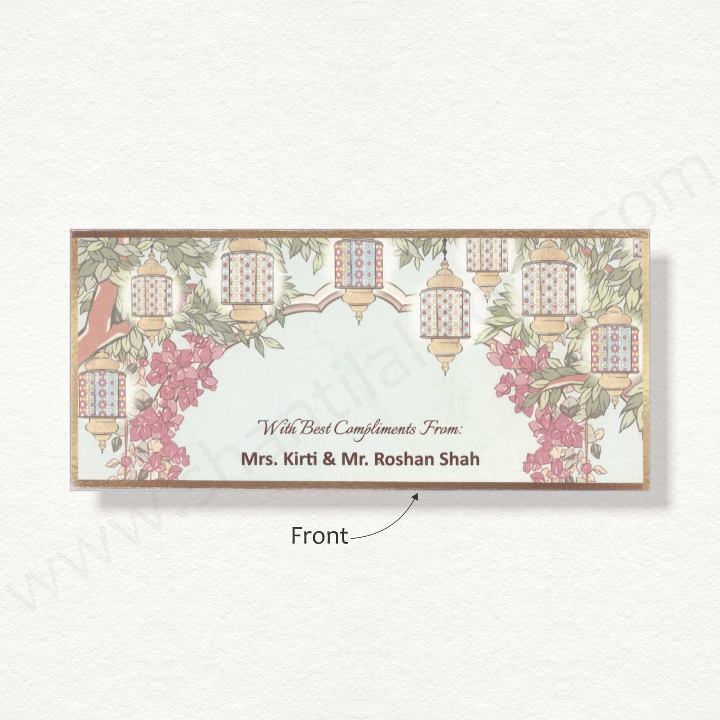 Designer Floral Cash Envelope | G-70