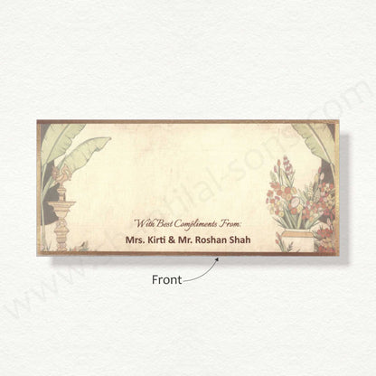 Designer Floral Cash Envelope | G-54