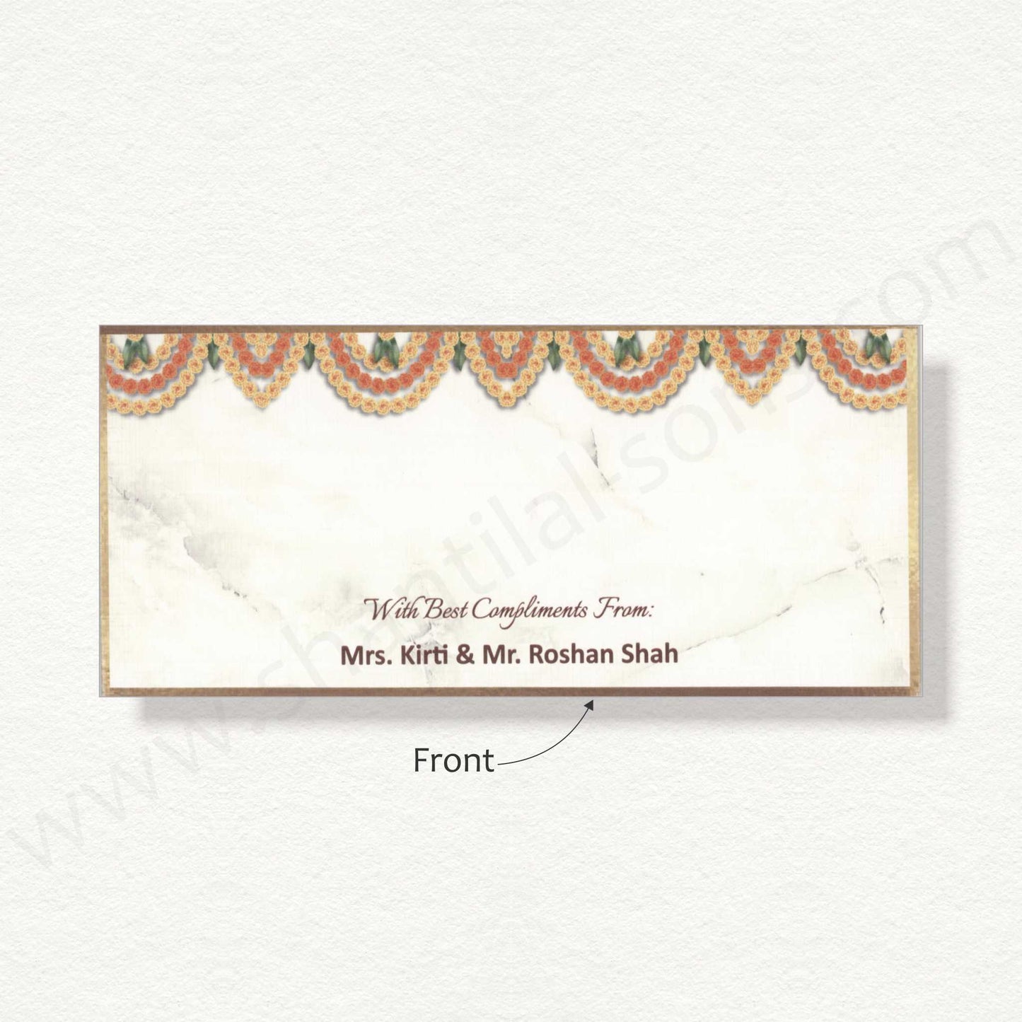 Traditional Floral Cash Envelope | G-53