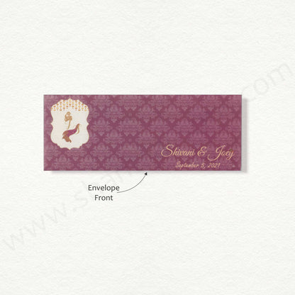 Designer Wedding Ceremony Card | A - 8