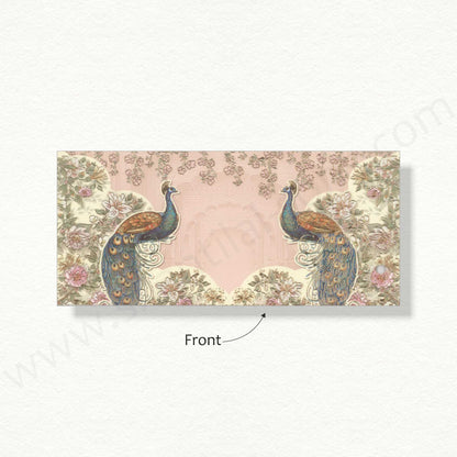 Peacock Floral Cash Envelope | G - 90