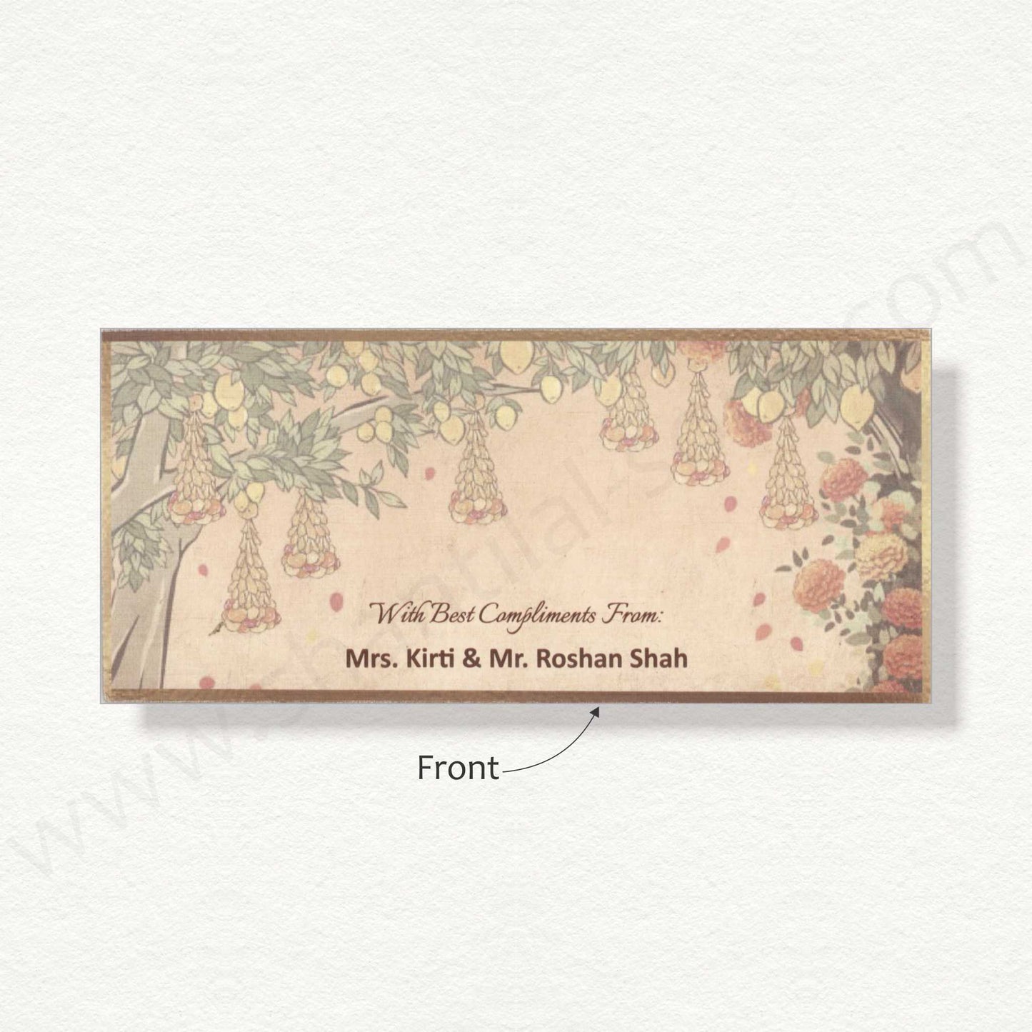 Designer Floral Cash Envelope | G-72