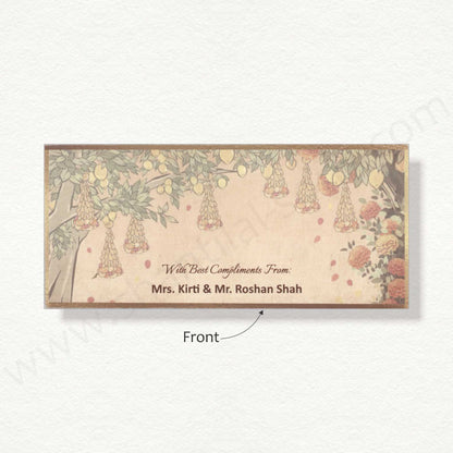 Designer Floral Cash Envelope | G-72