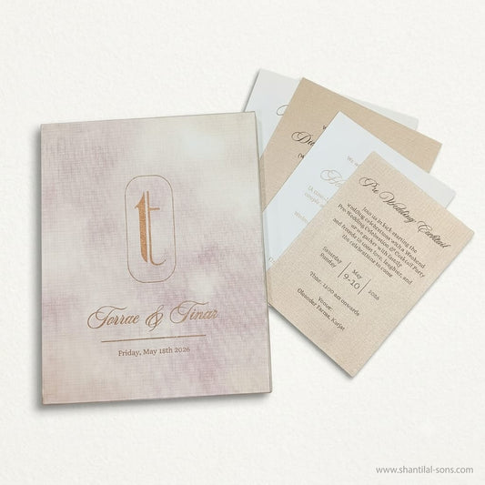 Watercolour Box Wedding Invitation | SS-80185