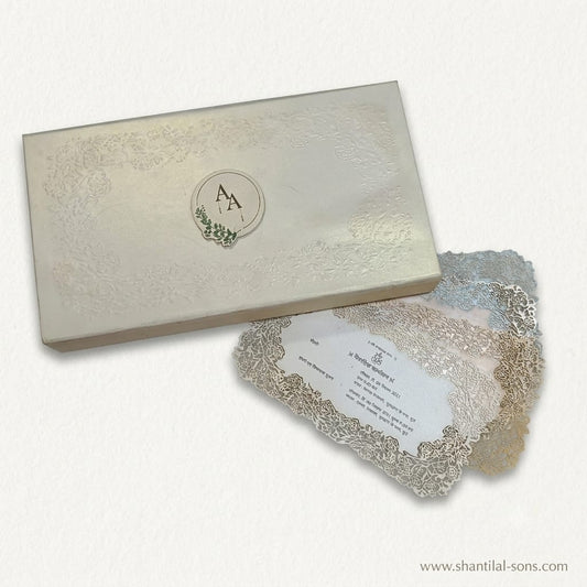Laser Cut Wedding Invitation Box | SS-3504