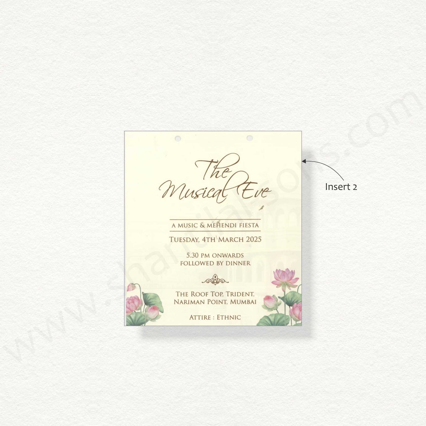 Designer Laser Cut Wedding Card | 3365