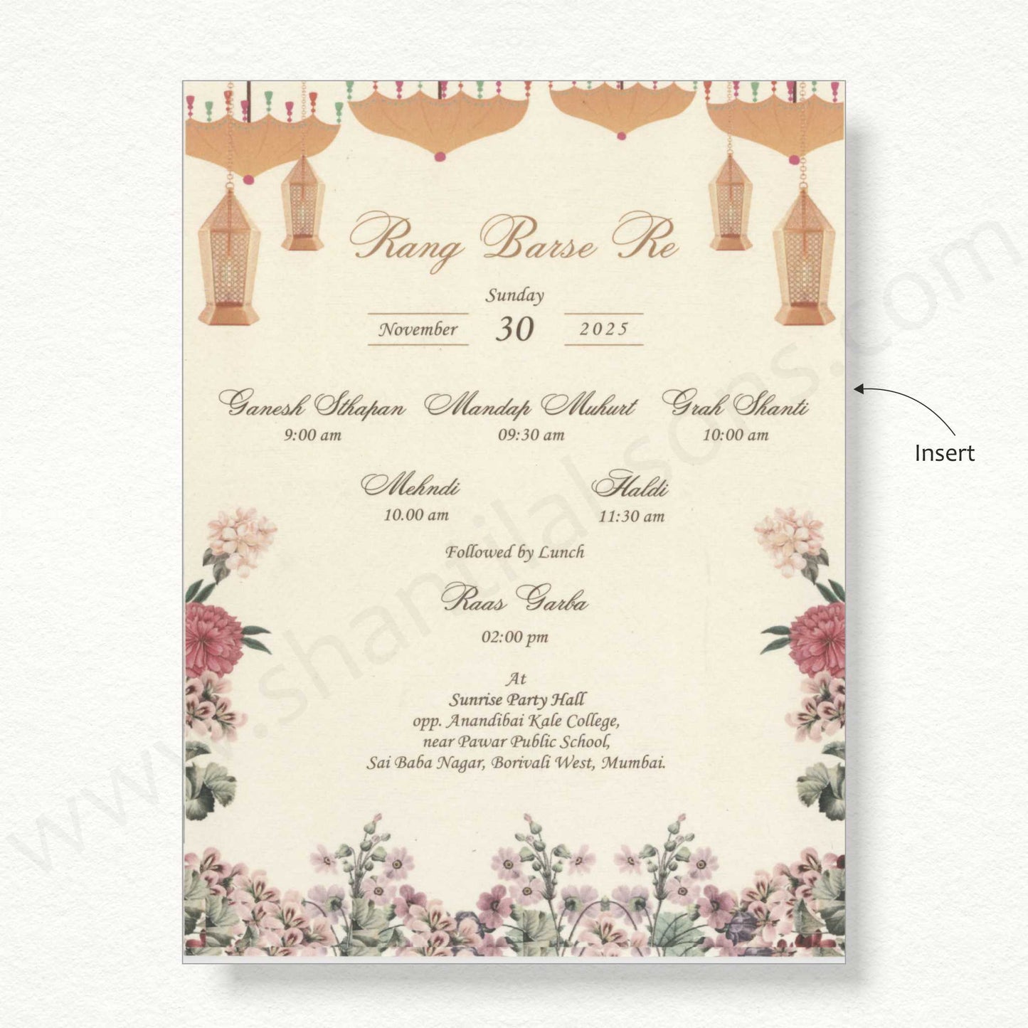 Exquisite Pichwai Art: Theme-Based Concept Card | SS - 8016 A