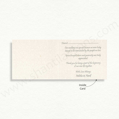 Beautiful Thank You Card | A - 6