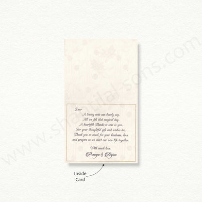 Beautiful Thank You Card | A - 7