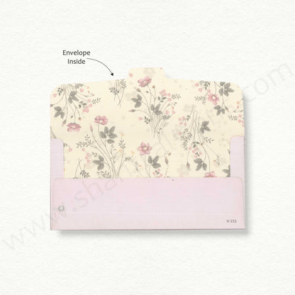 Elegant Floral Cash Envelope | G - 89
