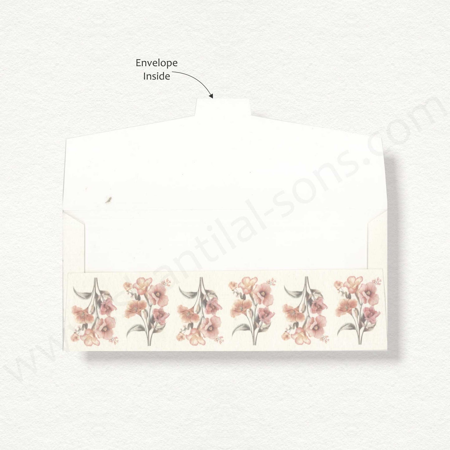 Designer Floral Cash Envelope | G-74