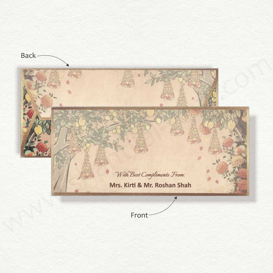 Designer Floral Cash Envelope | G-72