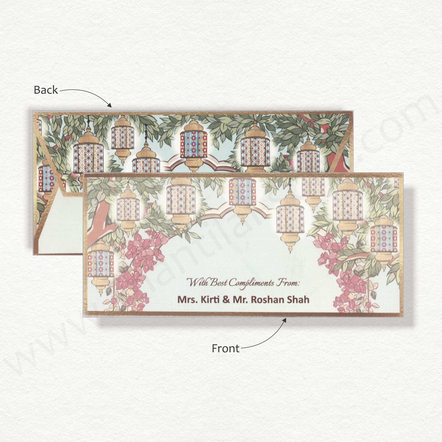 Designer Floral Cash Envelope | G-70